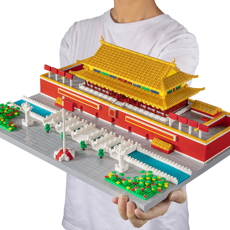 天安门高难度男孩子女儿童拼装玩具 贝贝家玩具建构/拼插积木
