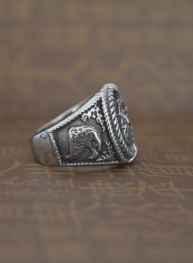 美国道具不掉色钛钢戒指