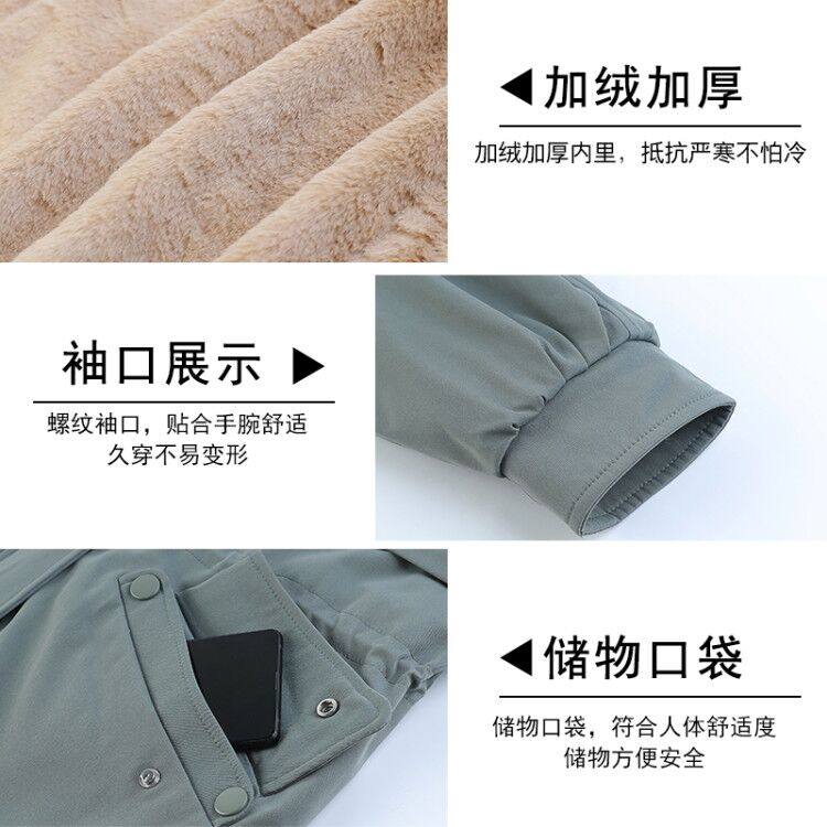 新款妈妈冬装派克服洋气加厚棉服 朵芙琪中老年女装