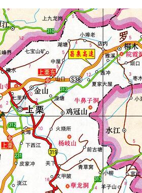 2025新款 萍乡市地图墙贴 超大巨幅 交通行政区划图 装饰画海报
