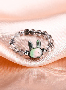 新款蝶贝配饰戒圈时尚戒指可爱风