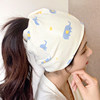 Confinement hat and maternity headscarf for summer thin postpartum windproof