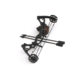 Delta action composite bow metal model