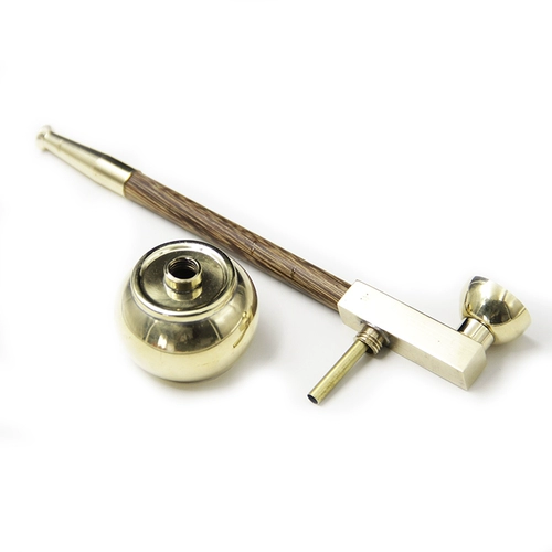 Медная курительная трубка, мундштук, латунный кальян