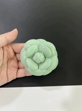 全6.8cm大牌同款金色羊皮