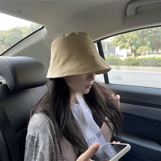 Internet celebrity women's autumn and winter Korean style versatile hat bucket hat
