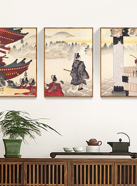 神奈川冲浪里和风居酒屋日本画