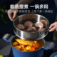 Carrot titanium ceramic steamer household large-capacity non-stick soup pot double-ear cooking stew pot induction cooker gas stove special