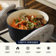 Carrot cast iron enamel pot stew pot casserole non-stick pot