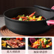 Carrot has titanium non-stick wok household pan frying pan non-stick wok gas stove induction cooker special