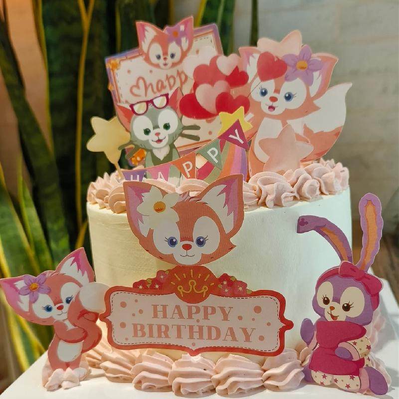 川沙妲己琳娜贝儿狐狸星黛露公主女孩生日蛋糕装饰摆件甜品台插牌,淘宝优惠券,粉丝福利购,淘宝优惠卷