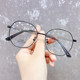 Irregular myopia glasses women's frames can be equipped with prescription