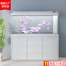 Sensen Fish Tank Large Ultra White Fish Tank Living Room Small Bottom Filter Eco Fish Tank New Fish Tank Aquarium Dragon Fish Tank