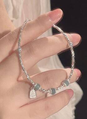 S925银新中式碎银和田玉