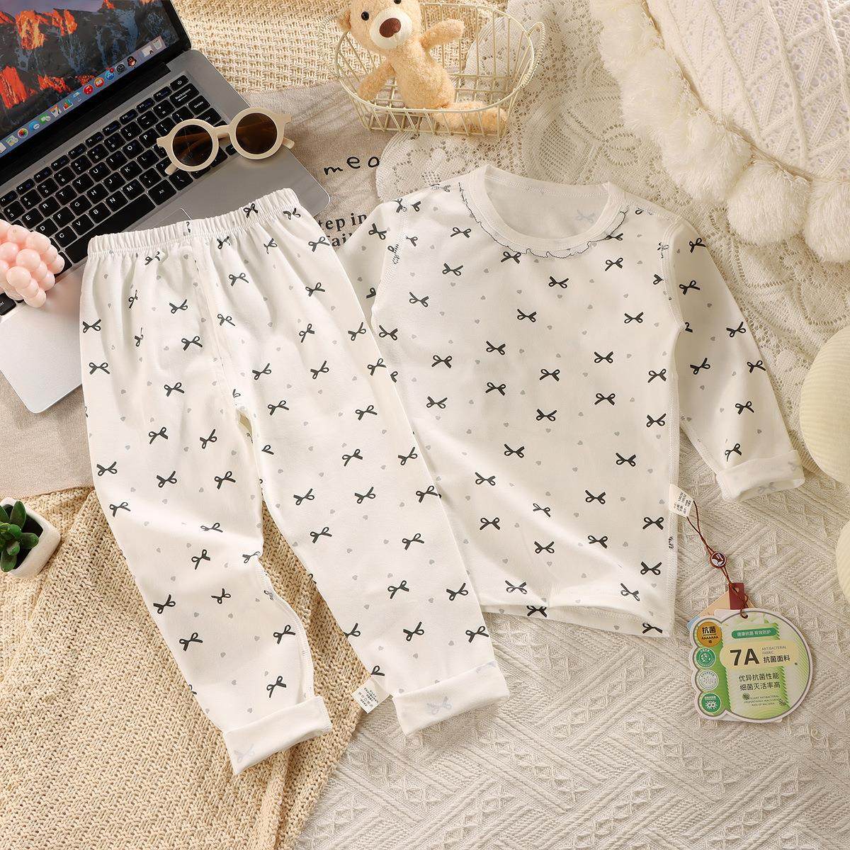 儿童睡衣套装秋季莱卡棉宝宝内衣男童家居服女童秋衣秋裤童装,淘宝优惠券,粉丝福利购,淘宝优惠卷