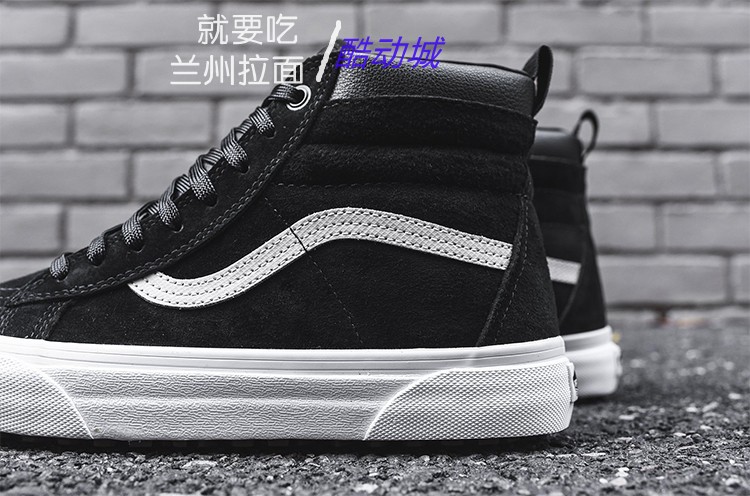 VANS高帮冬季板鞋黑色SK8-HI MTE经典保暖加绒男女鞋 VN0A33TXQWT