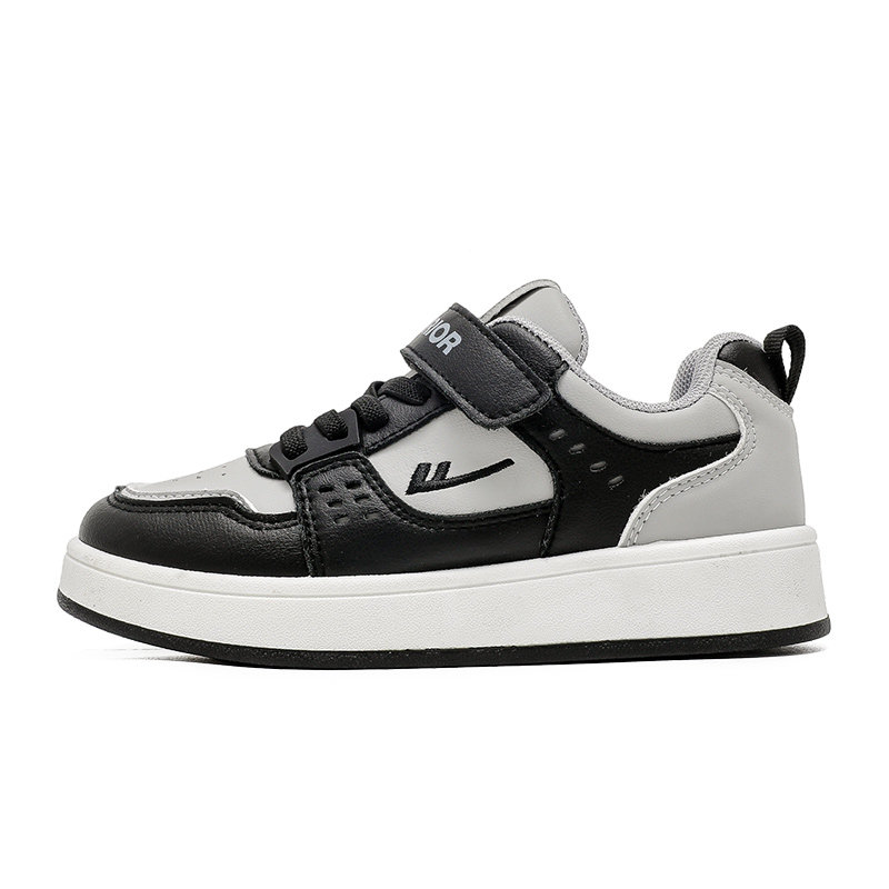 回力童鞋男童板鞋2025年冬季新款休闲熊猫板鞋皮面软底儿童运动鞋,淘宝优惠券,粉丝福利购,淘宝优惠卷