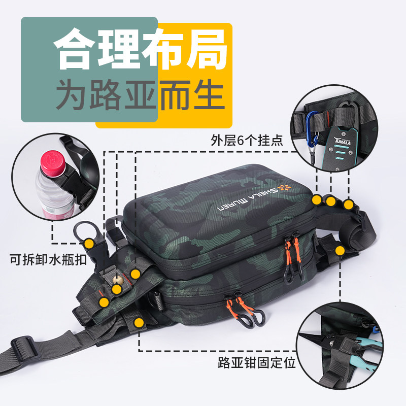 LD户外高端防水路亚腰包专用多功能单肩包胸包钓鱼背包斜挎包钓,淘宝优惠券,粉丝福利购,淘宝优惠卷