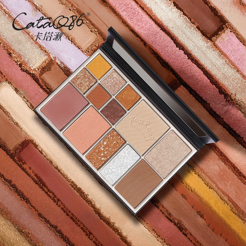 Универсальная база под макияж, портативная тени для век для контуринга, румяна, комплект