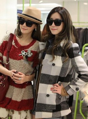 墨镜韩国方框复古风太阳镜