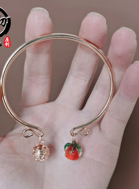 柿柿如意一步一响日常纤细手环