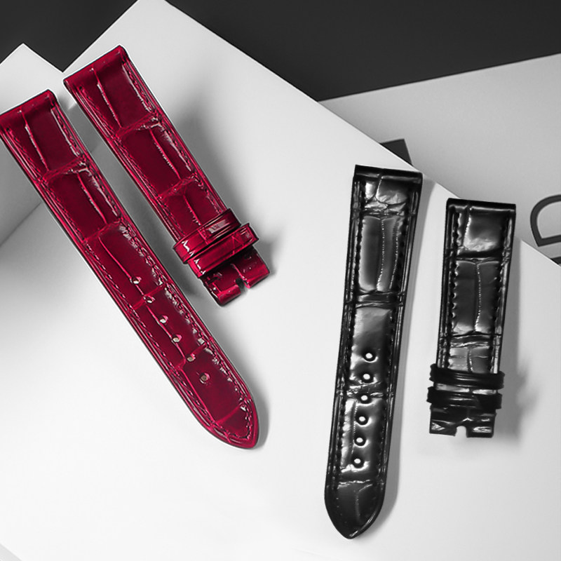 十瑞表带女肖邦手表带鳄鱼皮快乐钻 十瑞配件