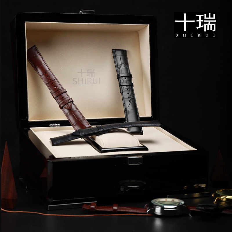 十瑞表带男真皮爱彼江诗丹顿鳄鱼皮 十瑞配件