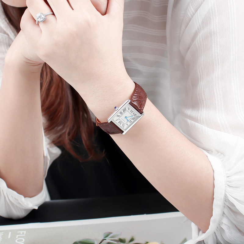 十瑞鳄鱼皮卡地亚男tank坦克表带 十瑞配件