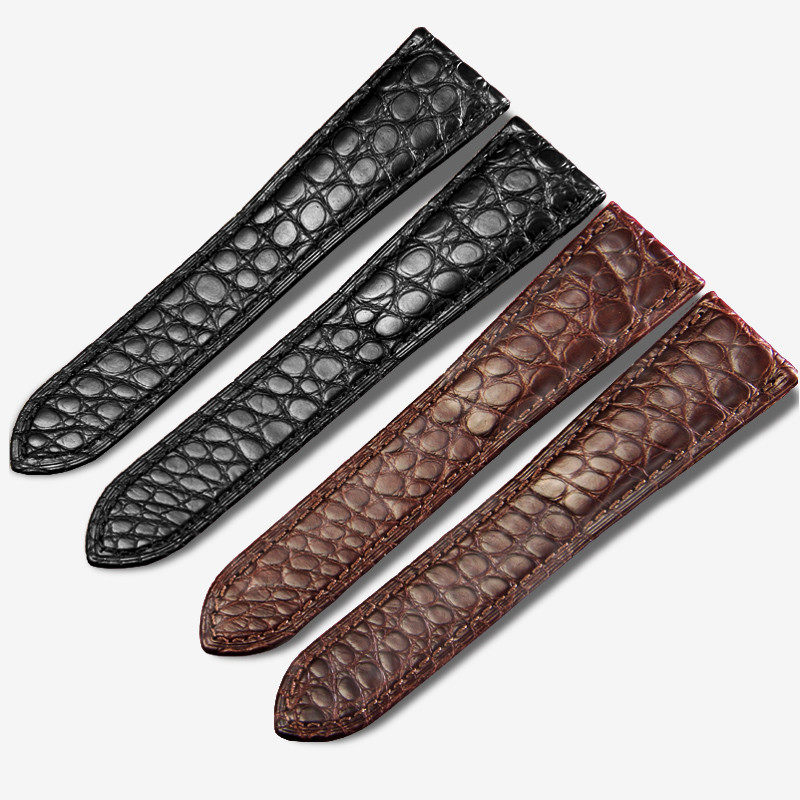 十瑞鳄鱼皮卡地亚男tank坦克表带 十瑞配件