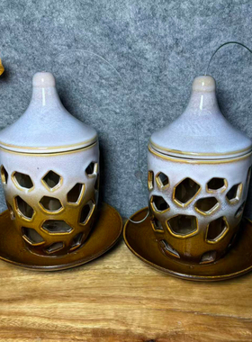 陶瓷装饰摆件鸟窝家居挂饰