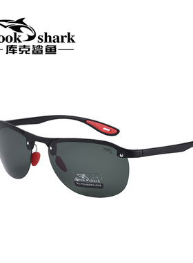 鲨鱼男士开车TR框偏光墨镜