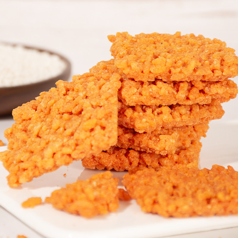 蟹香咸蛋黄糯米蟹黄味袋装休闲锅巴 新之瑞食品膨化食品