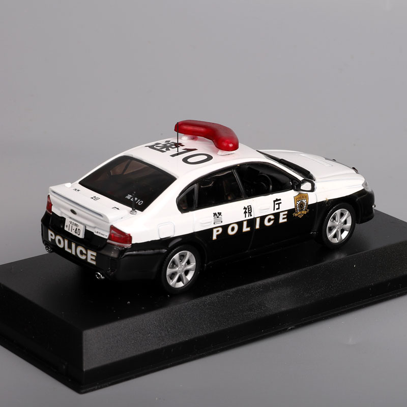 京商 1/43 SUBARU LEGACY B4 2.0GT 2007警视厅交通警车-图1