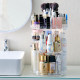 Dormitory rotating makeup, skin care and lipstick storage box