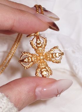 ZZZITA 贝拉氛围感•Bella Vibe～复古小众设计串珠金刚杵项链