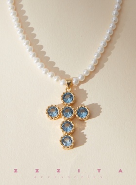 十字架锁骨链百搭气质