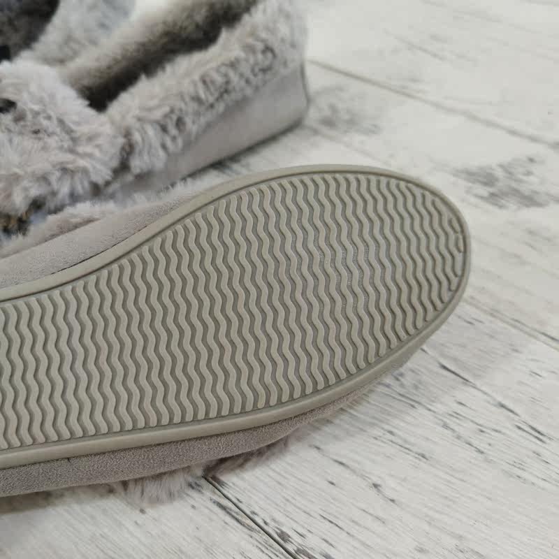 外贸加绒豆豆鞋保暖室内鞋平跟柔软大码女鞋Q6477 清仓款,淘宝优惠券,粉丝福利购,淘宝优惠卷