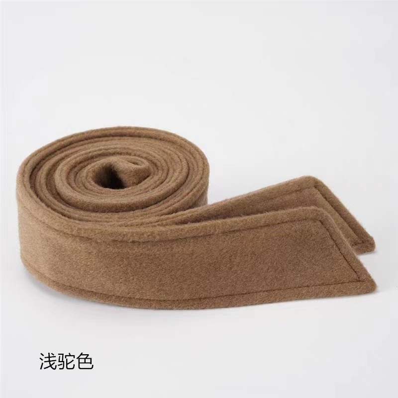 双面羊毛呢大衣腰带羊绒呢子系带条子配件蝴蝶结绑带百搭男女通用_虎窝淘