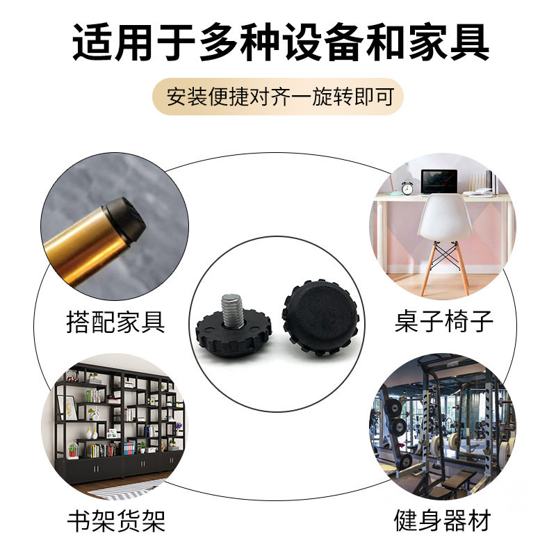 8厘10厘大齿调节脚家具办公脚垫桌椅垫脚调整脚螺丝脚垫家具脚垫,淘宝优惠券,粉丝福利购,淘宝优惠卷