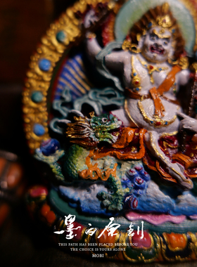 白财神彩绘擦擦佛像摆件
