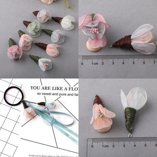 diy韩版儿童发饰配件 现货直销手工花朵鞋包手捧花衣服装饰辅料 - 图2