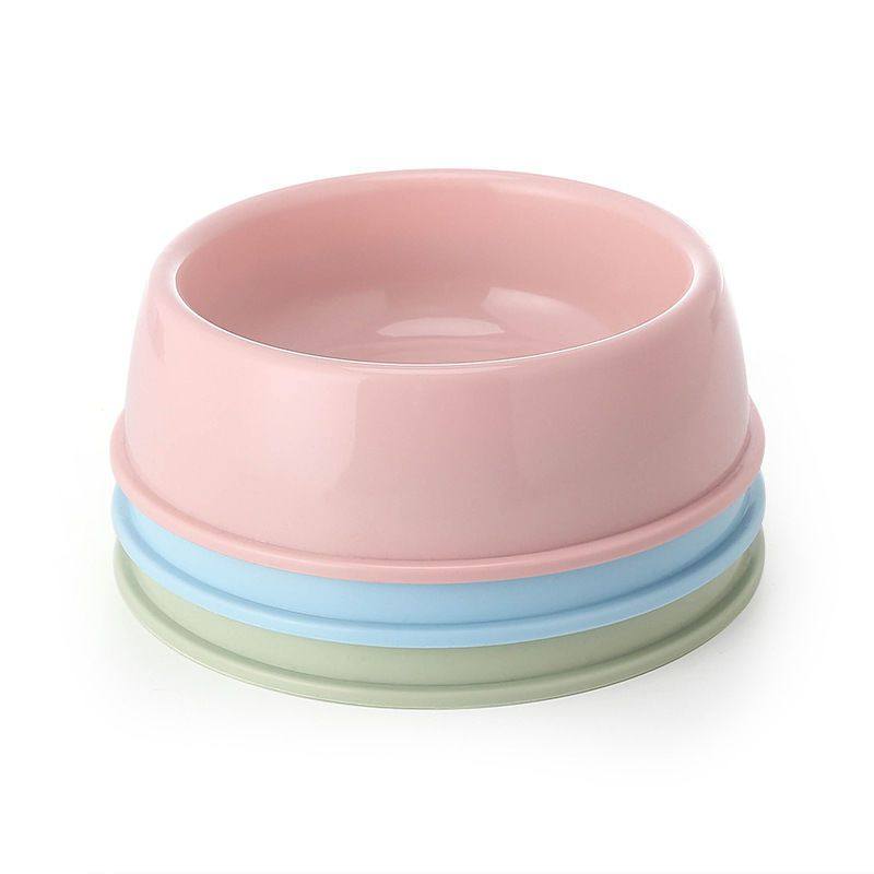 Pet Plastic Bowl Dog Bowl Cat Bowl Single