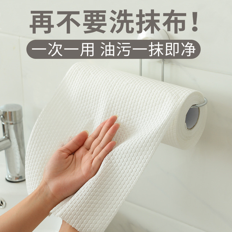 懒人抹布干湿两用家用清洁用品厨房用纸专用纸巾一次性洗碗布吸水-图0