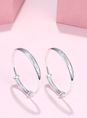 周六福足银宝宝岁活口满月礼物