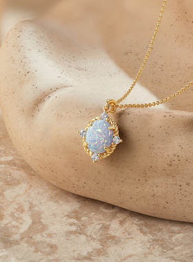 周六福银链坠小众轻奢小众设计