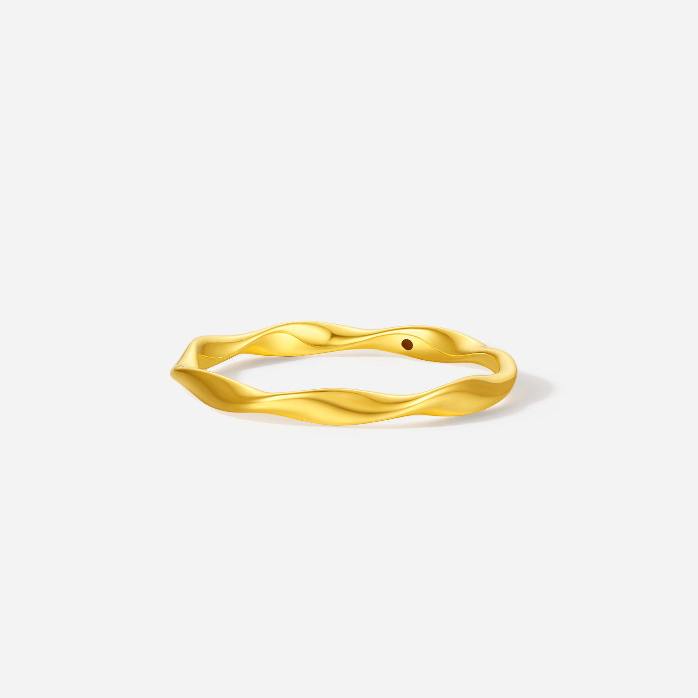 Saturday Fortune Hard Gold Mobius Ring Official Authentic