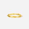 Saturday Fortune Hard Gold Mobius Ring Official Authentic