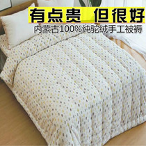 Nemont pure hand sewn camel wool wool quilted by students Quilt Thickened Winter set to be tatami bedding mattress