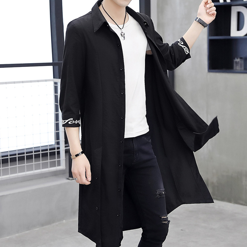 男士设计感外套2022夏季休闲防晒服 jiulongyan玖龙焰风衣