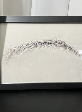 纹绣店眉眼唇画美容院美妆素描装饰挂画摆件半永久艺术氛围感